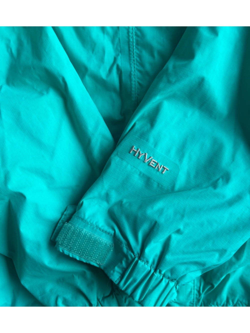 The North Face Women's Teal Raincoat. Size Large. - Picture 2 of 10